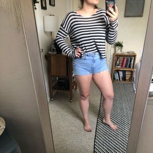 forever 21 striped sweater